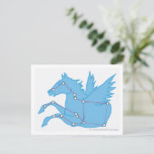 Illustratie van de Pegasus-constellatie Briefkaart (Staand voorkant)