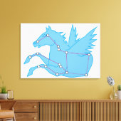 Illustratie van de Pegasus-constellatie Canvas Afdruk (Insitu (Woonkamer))