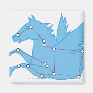 Illustratie van de Pegasus-constellatie Magneet