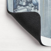 Illustratie van de pistool turret op een WW2-slags Muismat (Hoek)