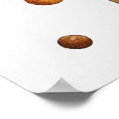 Illustratie van de planeten van het zonnestelsel poster (Hoek)