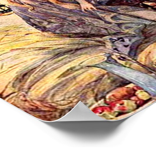 Illustratie van de  pomelstilhuid poster (Hoek)