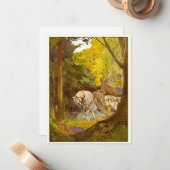  illustratie van de prinses van Elves Notitiekaartje (Voorkant / Achterkant in situ)