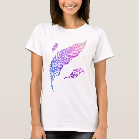 Illustratie van de rand van de rand van Edgy & Chi T-shirt (Voorkant)
