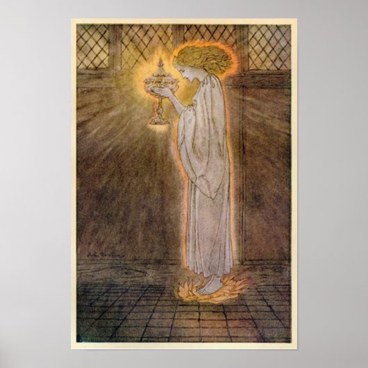  illustratie van de Romance van koning Arthur Poster (Voorkant)