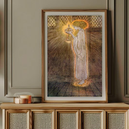 illustratie van de Romance van koning Arthur Poster