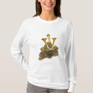 Illustratie van de samurai helm uit de 16e eeuw t-shirt