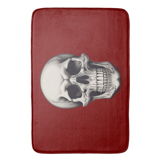 Illustratie van de schedel badmat (Voorkant Verticaal)