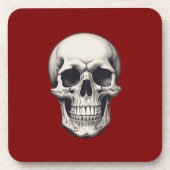 Illustratie van de schedel bier onderzetter (Voorkant)