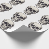 Illustratie van de schedel cadeaupapier (Hoek)