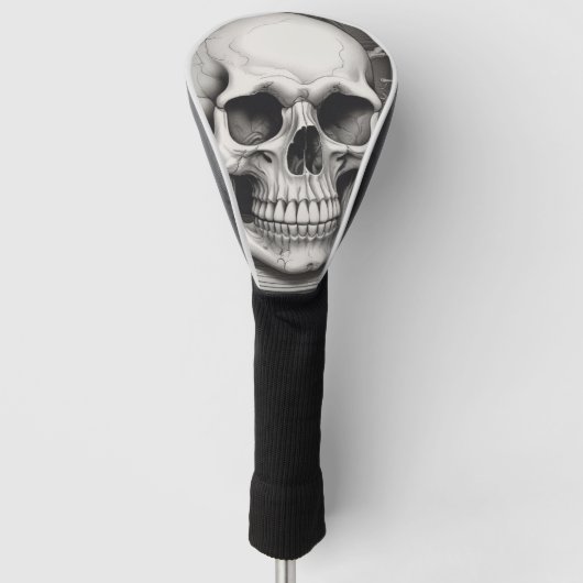 Illustratie van de schedel golfheadcover (Voorkant)