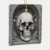 Illustratie van de schedel keramisch ornament (Rechts)
