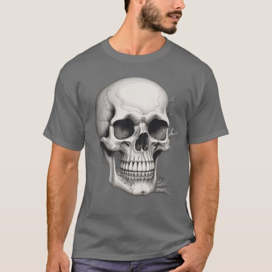 Illustratie van de schedel t-shirt (Voorkant)