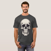 Illustratie van de schedel t-shirt (Voorkant volledig)