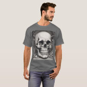 Illustratie van de schedel t-shirt (Voorkant volledig)