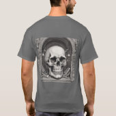 Illustratie van de schedel t-shirt (Achterkant)