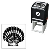  illustratie van de schelp-schelp  zelfinktende stempel (In situ)