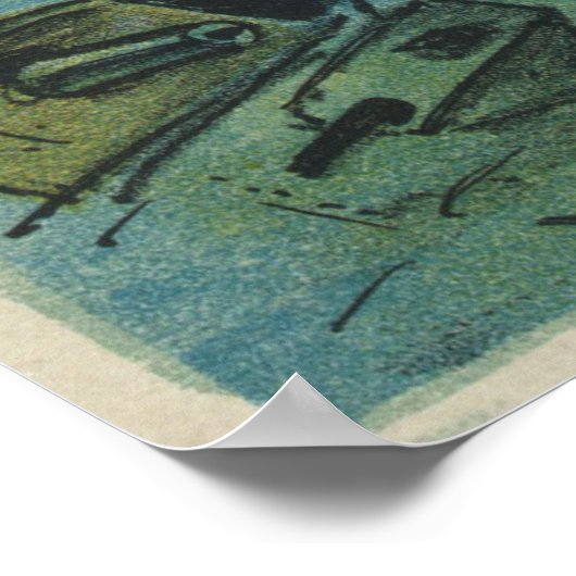  illustratie van de schepen Poseidon & Sunken Poster (Hoek)