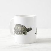 illustratie van de schildpad koffiemok (Voorkant links)