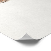  illustratie van de schildpad poster (Hoek)