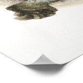  illustratie van de schildpadden poster (Hoek)