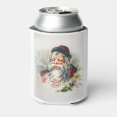 Illustratie van de  Sigarette Santa Claus Blikjeskoeler (Blikje Achterkant)