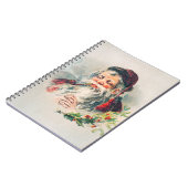 Illustratie van de  Sigarette Santa Claus Notitieboek (Linkerzijde)