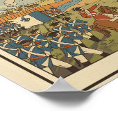 Illustratie van de Slag bij Blenheim Poster (Hoek)