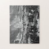 Illustratie van de slag om Gettysburg Legpuzzel (Verticaal)