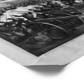 Illustratie van de slag om Gettysburg Poster (Hoek)