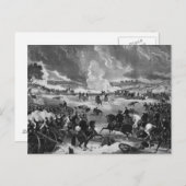 Illustratie van de Slag van Gettysburg Briefkaart (Voorkant / Achterkant)