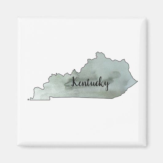 Illustratie van de Staat Kentucky Magnet (Voorkant)