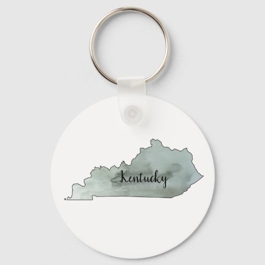 Illustratie van de staat Kentucky Sleutelhanger (Voorkant)