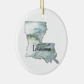 Illustratie van de staat Louisiana Keramisch Ornament (Rechts)