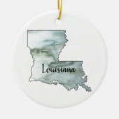 Illustratie van de staat Louisiana Keramisch Ornament (Voorkant)
