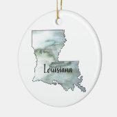 Illustratie van de staat Louisiana Keramisch Ornament (Links)
