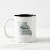 Illustratie van de staat Missouri Tweekleurige Koffiemok (Links)