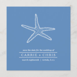 Illustratie van de Starfish Save the Date