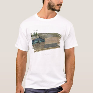 Illustratie van de steenkoolvorming t-shirt