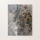 Illustratie van de strijd in Spotsylvanië, 1864, a Legpuzzel (Verticaal)