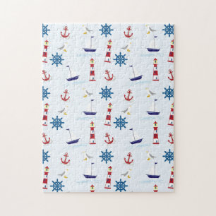Illustratie van de symbolen van het Zee Legpuzzel