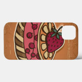 Illustratie van de taart in retro-stijl Case-Mate iPhone case (Achterkant (horizontaal))