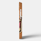 Illustratie van de taart in retro-stijl Case-Mate iPhone case (Achterkant / Links)