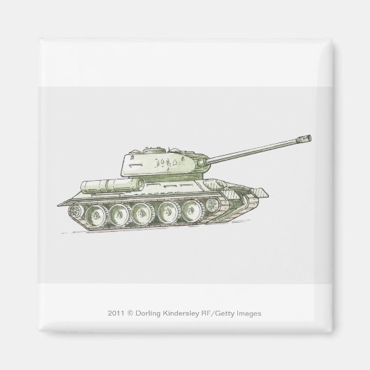 Illustratie van de tank magneet (Voorkant)