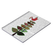 Illustratie van de Tartanboom Notitieboek (Linkerzijde)