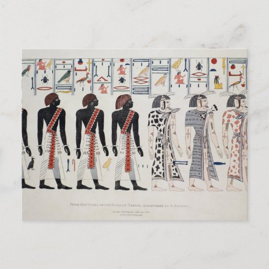 Illustratie van de Tombs of the Kings op Briefkaart (Voorkant)