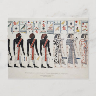 Illustratie van de Tombs of the Kings op Briefkaart