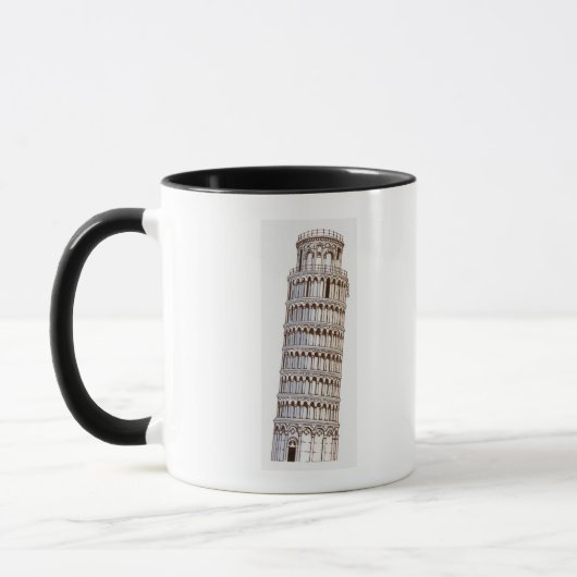 Illustratie van de toren van Pisa Mok (Links)