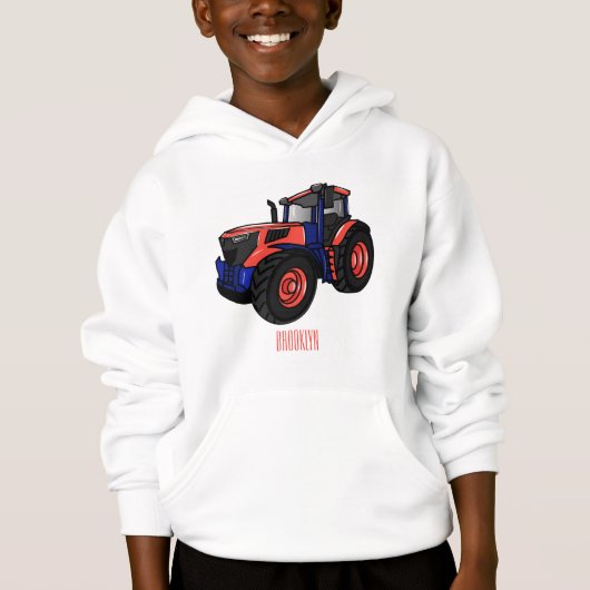 Illustratie van de tractorcartoon (Voorkant)