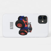 Illustratie van de tractorcartoon Case-Mate iPhone case (Achterkant (horizontaal))